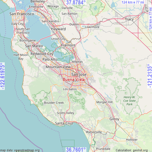 Buena Vista on map