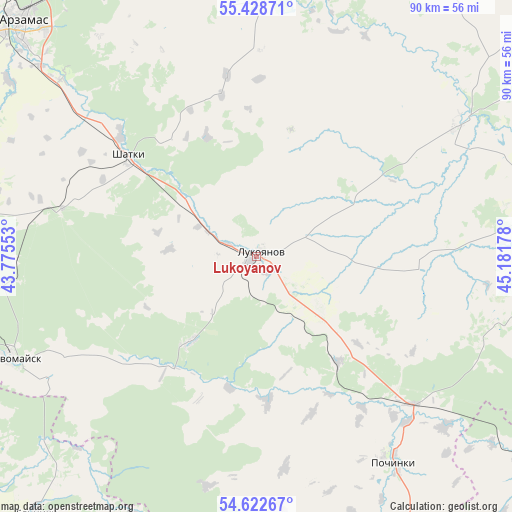 Lukoyanov on map