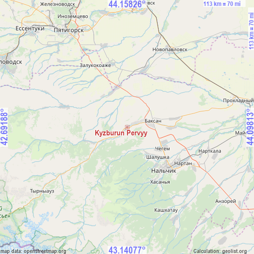 Kyzburun Pervyy on map