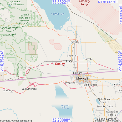Seeley on map