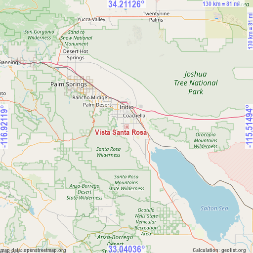 Vista Santa Rosa on map