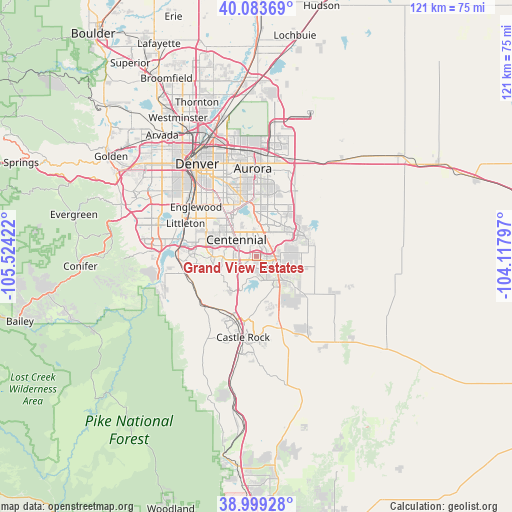 Grand View Estates on map