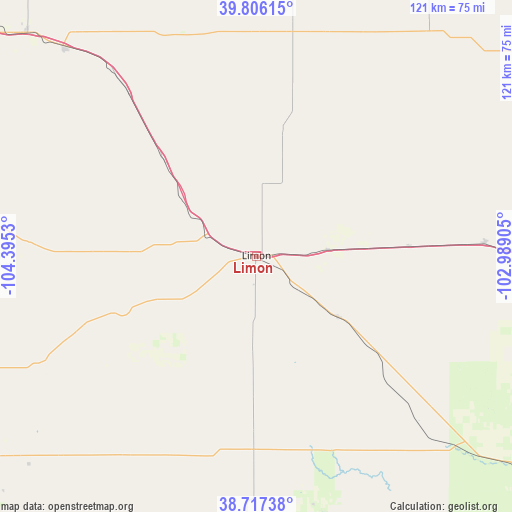 Limon on map