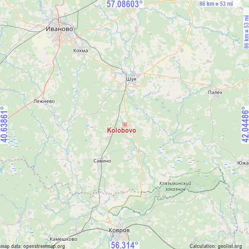 Kolobovo on map