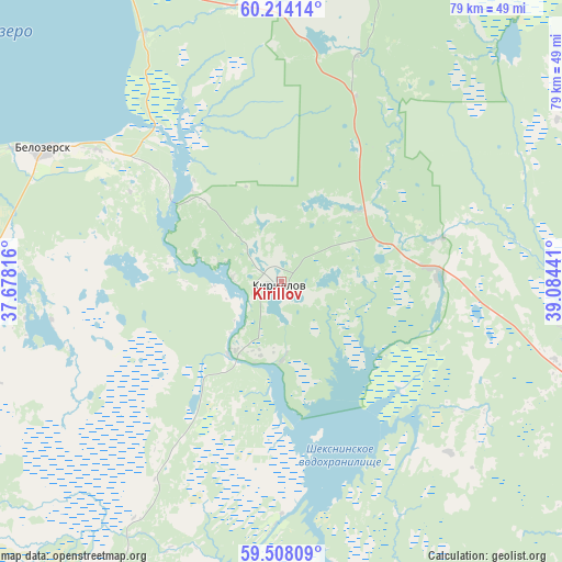 Kirillov on map