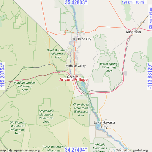 Arizona Village on map