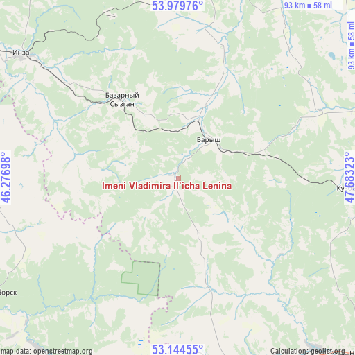 Imeni Vladimira Il’icha Lenina on map