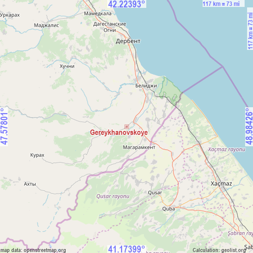 Gereykhanovskoye on map
