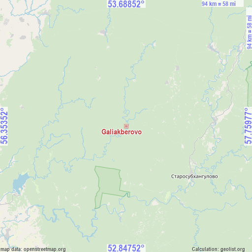 Galiakberovo on map