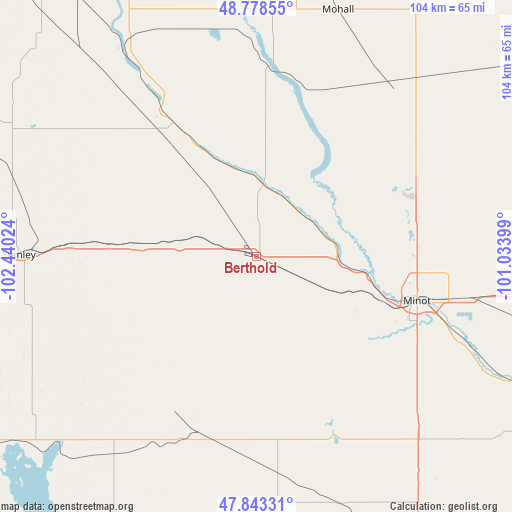 Berthold on map