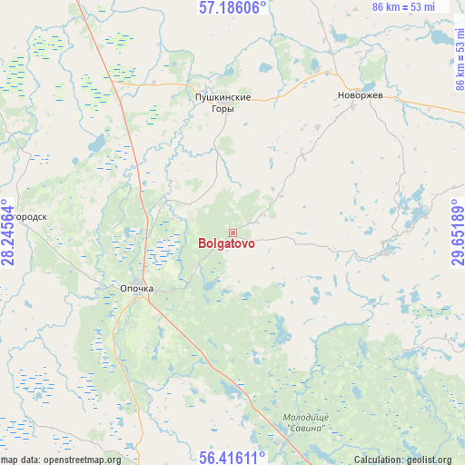 Bolgatovo on map