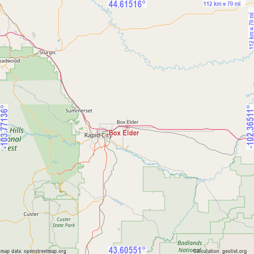 Box Elder on map