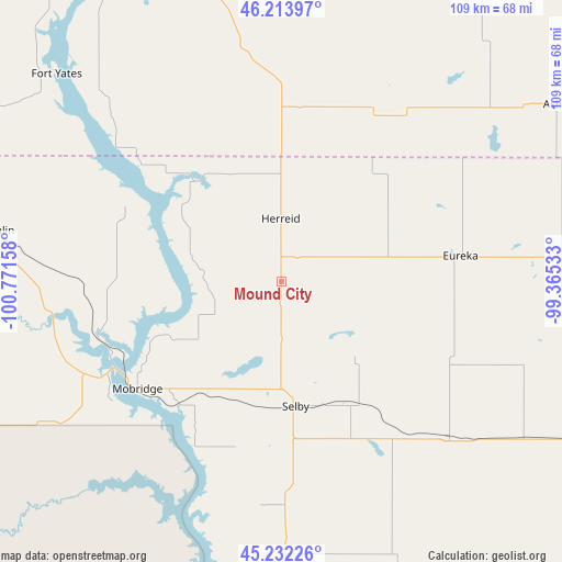 Mound City on map