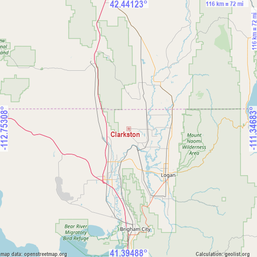Clarkston on map