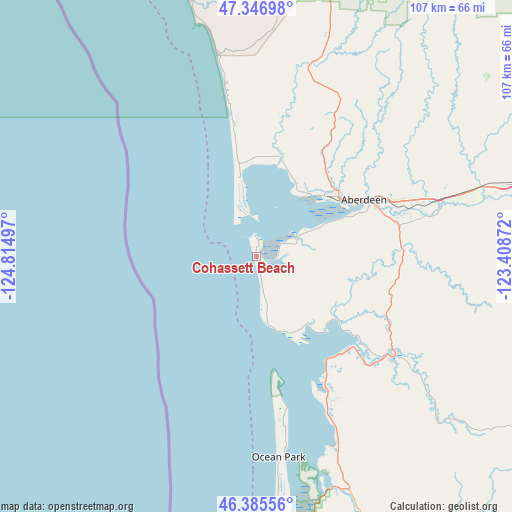 Cohassett Beach on map