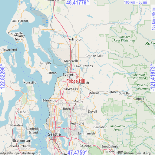 Fobes Hill on map