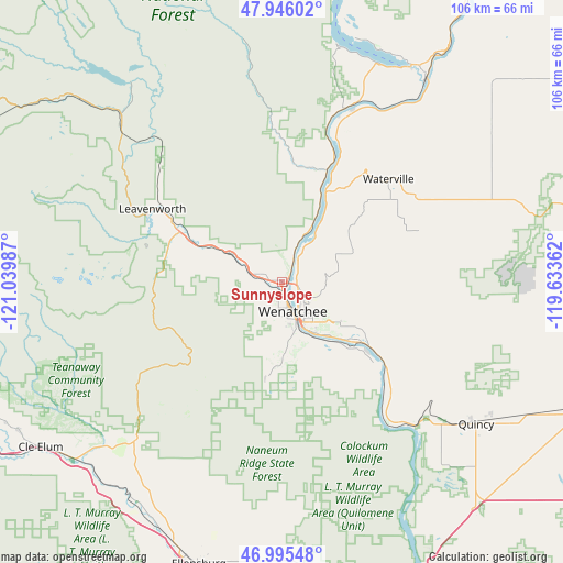 Sunnyslope on map