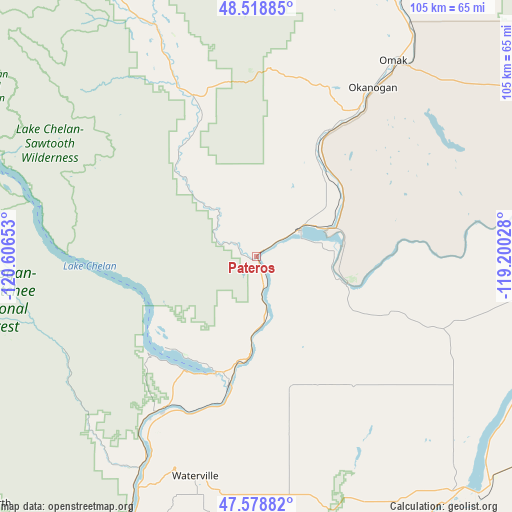 Pateros on map