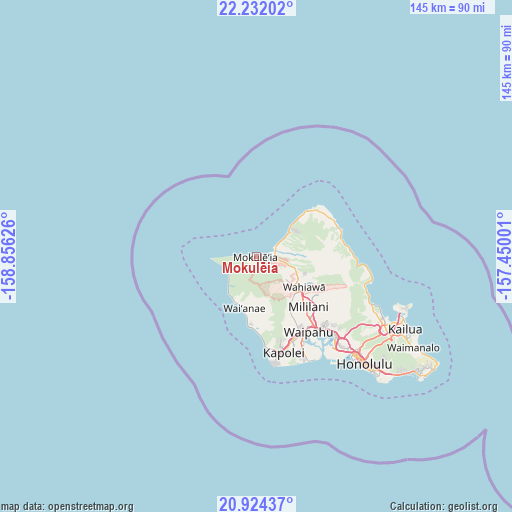 Mokulēia on map