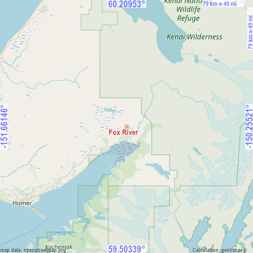 Fox River on map