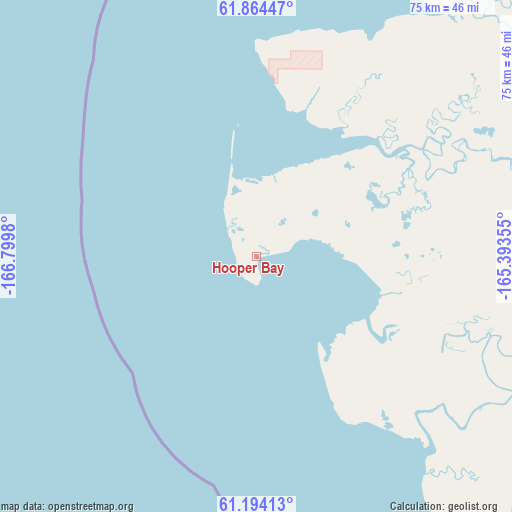 Hooper Bay on map