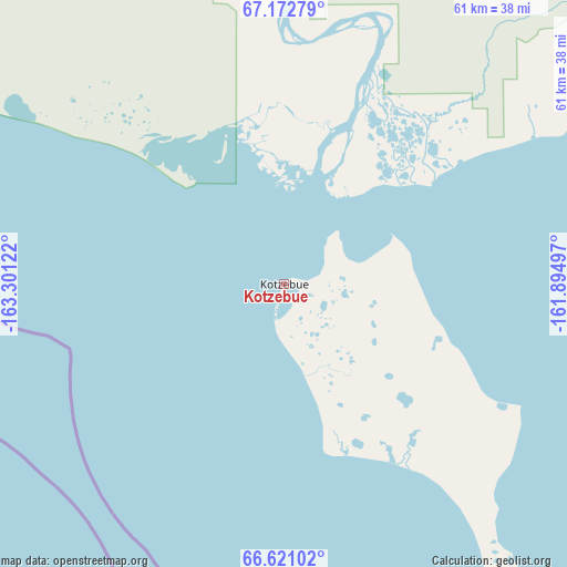 Kotzebue on map