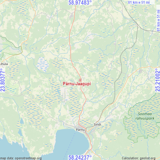 Pärnu-Jaagupi on map