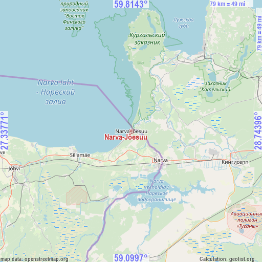 Narva-Jõesuu on map