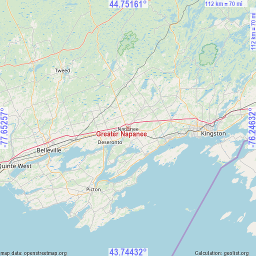 Greater Napanee on map