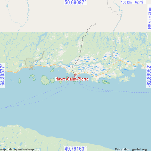 Havre-Saint-Pierre on map