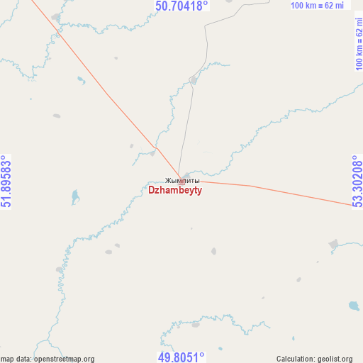 Dzhambeyty on map