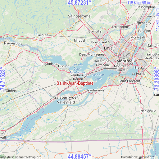 Saint-Jean-Baptiste on map