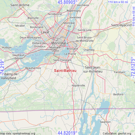 Saint-Mathieu on map