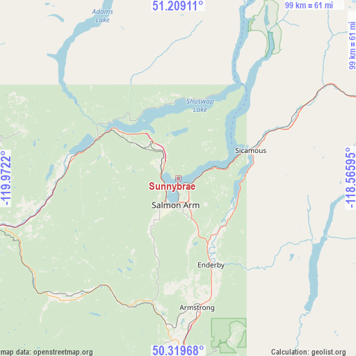 Sunnybrae on map