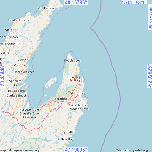 Torbay on map