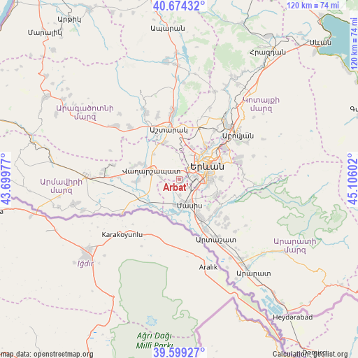 Arbat’ on map