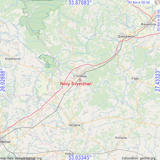Novy Svyerzhan’ on map