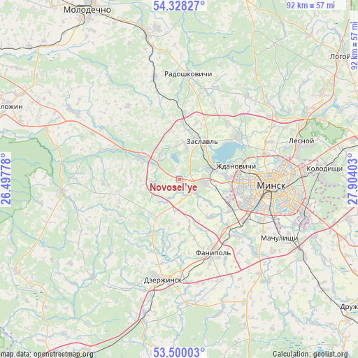 Novosel’ye on map