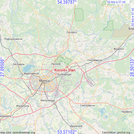 Korolëv Stan on map
