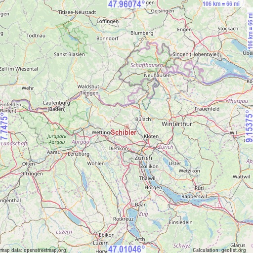 Schibler on map