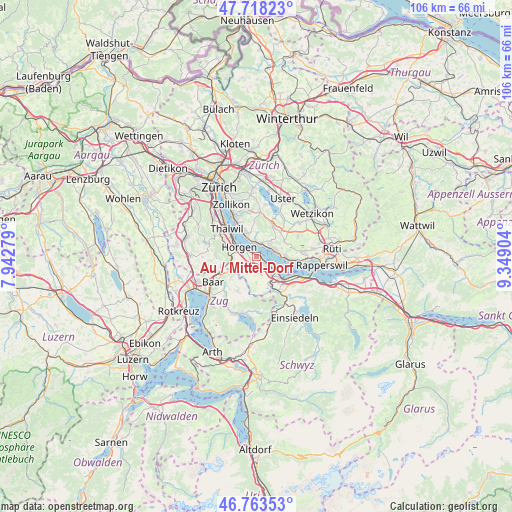 Au / Mittel-Dorf on map
