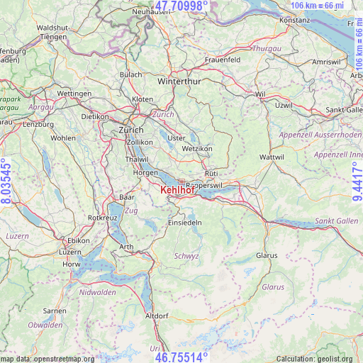 Kehlhof on map