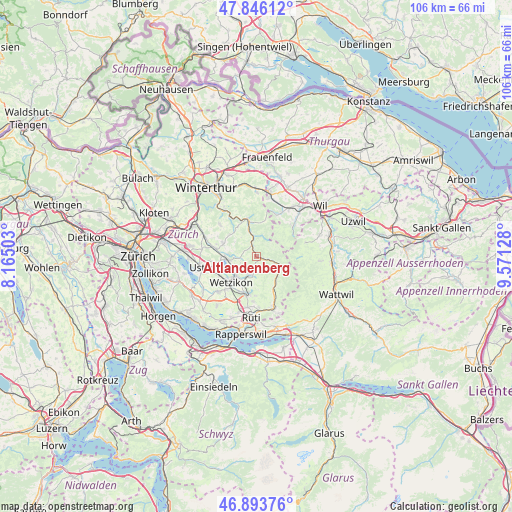 Altlandenberg on map