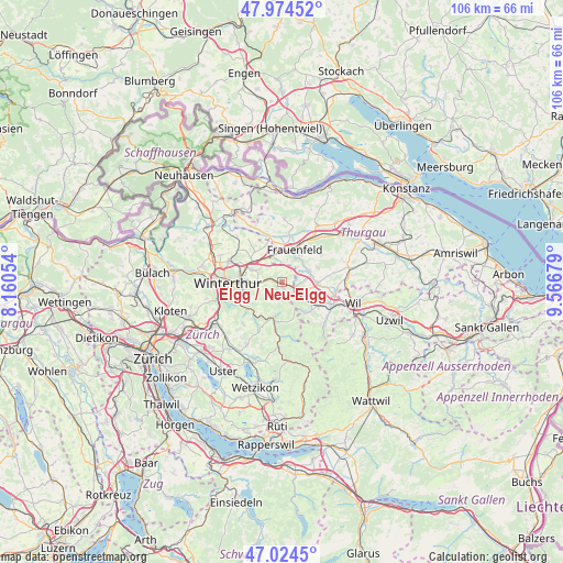 Elgg / Neu-Elgg on map