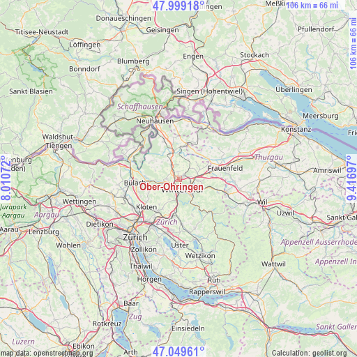 Ober-Ohringen on map