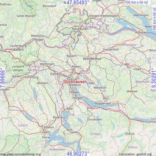 Gockhausen on map