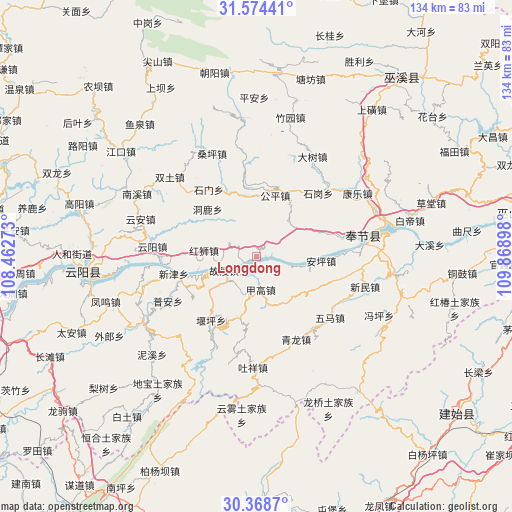 Longdong on map