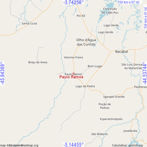 Paulo Ramos on map