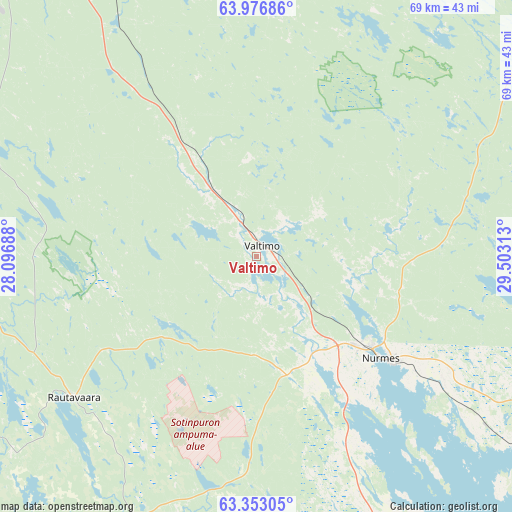 Valtimo on map