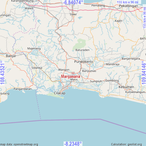 Margasana on map